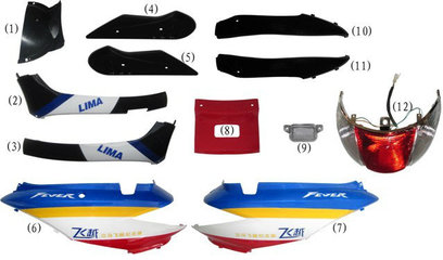 立馬電動車燈具、塑件及配件全面解析